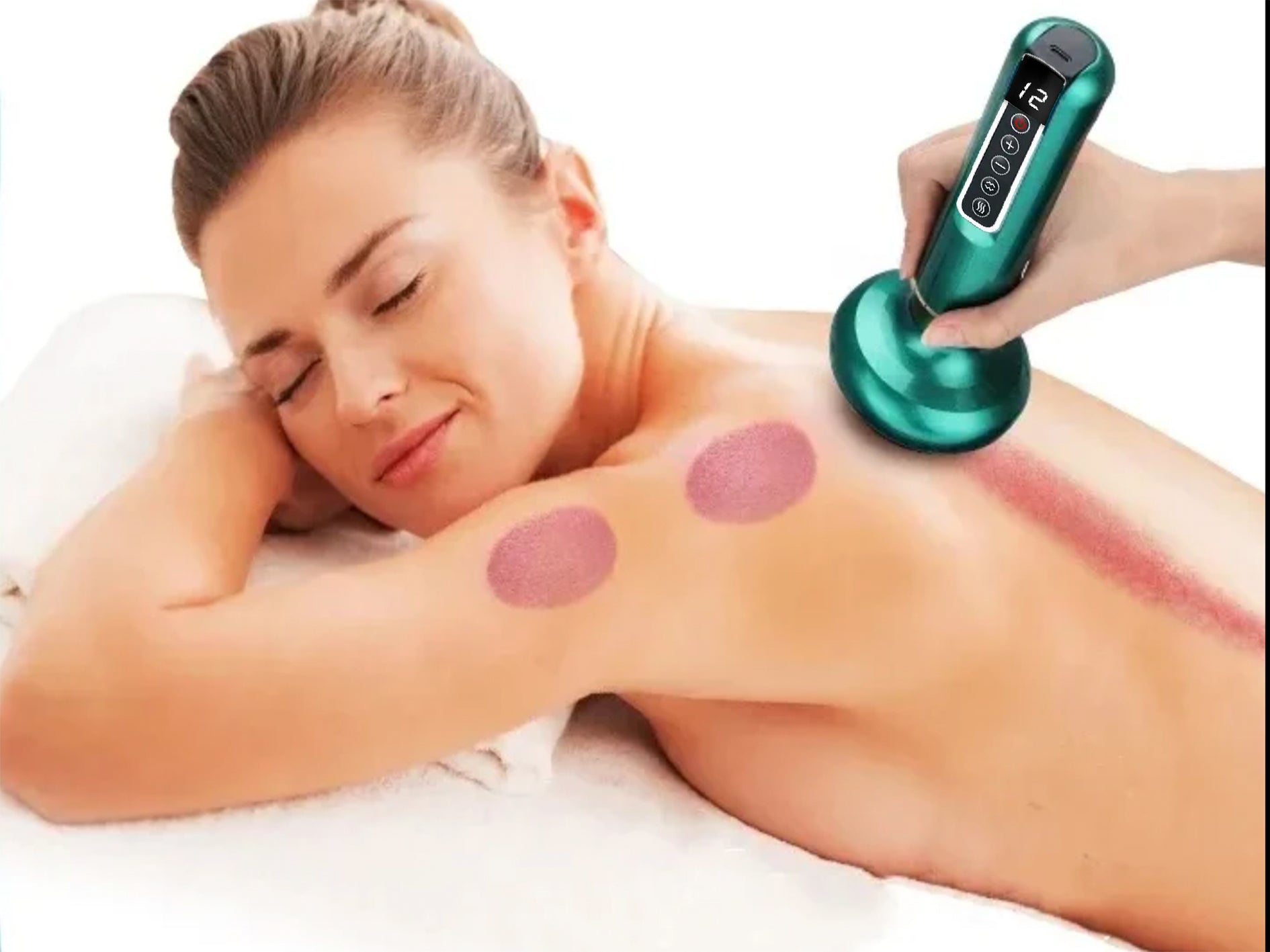 Purelife massage apparat med Gua Sha & Cupping